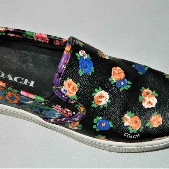 Coach Coated Canvas Slip-On Loafers - Picture 5 of 8